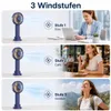 Tischventilator Leise 3 Windstufen 10 Stunden Laufzeit Produktbild-Vorschau 7