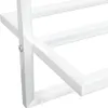 vidaXL Držák ručníků bílý 95x25x22 cm Žehlička Náhled obrázku produktu 5