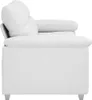 vidaXL 2-Sitzer-Sofa Weiß 180x81x84 cm Kunstleder Produktbild-Vorschau 5
