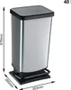 Rotho Abfalleimer 40 L Paso - Treteimer Geruchsdicht - Produktbild-Vorschau 4