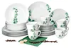 30 ks kombinovaný servis eukalyptový porcelán 6 osob šálky Náhled obrázku produktu 1