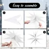 3er Set Weihnachtsdeko Papiersterne 30cm Neunzackiger Produktbild-Vorschau 2