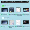 9" Universal CarPlay Android Auto Display mit Produktbild-Vorschau 11