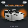 Sommertal DF3600 Doppel Fritteuse mit Öl 2x 3L 2x 1800W – Produktbild-Vorschau 6