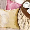 Kissen Deko von Lysel - gold Ringdesign 50x50 Polyester Produktbild-Vorschau 4