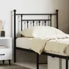 vidaXL Ersatz-Kopfteil Metall Schwarz 80 cm Produktbild-Vorschau 2