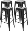 WYCTIN 4x Barhocker Bistrostuhl metall Küchenhocker Produktbild-Vorschau 1
