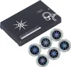6er-Pack Silberne Negative Ionen Strahlenschutz-Aufkleber Produktbild-Vorschau 1
