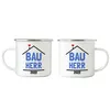Bauherr 2022 Emaille Tasse Hausbau Richtfest Häuslebauer Produktbild-Vorschau 3