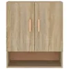 vidaXL Nástenná skriňa Sonoma dub 60x31x70 cm odvodený Náhľad obrázku produktu 5
