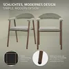 ML-Design Esszimmerstühle 4er Set mit Armlehne Küchenstühle Produktbild-Vorschau 2