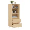 vidaXL Deska barowa dąb sonoma 40x36x110 cm materiał Podgląd zdjęcia produktu 4