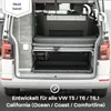 040 parts classic Heckauszug Schublade 700mm für T5 T6 T6.1 Produktbild-Vorschau 2