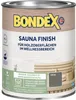 A can of BONDEX Sauna Finish wood treatment in gray color. Produktbild-Vorschau