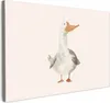 Leinwand Bilder 30x20 cm - Kinder Beige - Gans - Bauernhof, Produktbild-Vorschau 1