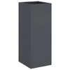 vidaXL Pflanzkübel Anthrazit 32x29x75 cm Stahl Produktbild-Vorschau 1