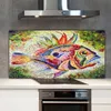 Coloray Spritzschutz aus Glas 140x70  Wandkunst Produktbild-Vorschau 2