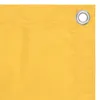 Vidaxl Balkon Bildschirm 90x400 cm Oxford Stoff gelb Voir les images du produit 2