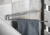 Aqualine RUMBA Doppel Handtuchhalter drehbar 450mm, Chrom Produktbild-Vorschau 2