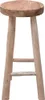vidaXL Barhocker Teak Massivholz Produktbild-Vorschau 1
