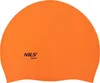 NQC Einfarbige orange Silikon-Badekappe Punkte Nils Aqua Produktbild-Vorschau 2
