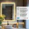 Vrygle LED koupelnové zrcadlo s 3 barvami osvětlení: 90x70 Náhled obrázku produktu 7