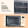 Klarstein Mikrowelle mit Grill, 800 Watt Mikrowelle Klein, Produktbild-Vorschau 4