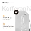 Aluminium Kofferanhänger Set 7 Stück – Gepäckanhänger mit Produktbild-Vorschau 4