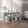 vidaXL Tables de nuit 2 pcs. Gris Sonoma 40x30x40 cm Bois Voir les images du produit 1