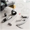 Excellent Houseware Weinset Edelstahl – 4-teilig Produktbild-Vorschau 7