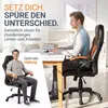 Juskys Racing desk chair Montreal (arancione) - sedia da Anteprima dell’immagine prodotto 3
