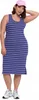 MORAJ Damen-Kleid, gerade, gestreift, mit Schlitzen, für Produktbild-Vorschau 9