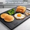 Grillplatte aus Gusseisen, geriffelt & glatt, beidseitig Produktbild-Vorschau 6