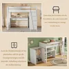 Sweiko Kinder-Hochbett, multifunktionales Kinderbett, mit Produktbild-Vorschau 5