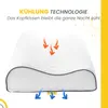 Sleep Comfy Memory Foam Nackenkissen 60x40x14/12 cm – Produktbild-Vorschau 8