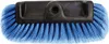 A close-up studio shot of a blue car wash brush with a black handle. Anteprima dell’immagine prodotto