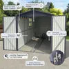Albatros Premium Motorradgarage – verzinktes Metall in Produktbild-Vorschau 3