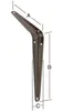 Vormann Stahlblechkonsolen braun 25 x 30 cm Produktbild-Vorschau 4