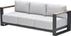 Garden Impressions Levanto Dreisitzbank - carbon black - Produktbild-Vorschau 1