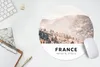 MuchoWow® Mauspad Mousepad Frankreich - Bäume - Nebel 30x30 Produktbild-Vorschau 5