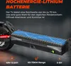 E Scooter mit Straßenzulassung, 10 Zoll Offroad Luftreifen, Produktbild-Vorschau 6