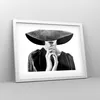 Gerahmtes Poster - Weißer Rahmen - Frau Hände Hut - 40x30 Produktbild-Vorschau 8