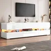 Mobile TV lucido Merax con LED, mobile TV basso con inserto Anteprima dell’immagine prodotto 2