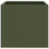 vidaXL Pflanzkübel Olivgrün 32x30x29 cm Stahl Produktbild-Vorschau 5