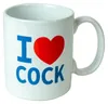 Tasse en céramique "I Love Cock". Voir les images du produit 4