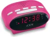 Radiosveglia FM rosa con doppia sveglia e funzione snooze Anteprima dell’immagine prodotto 9