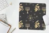 MuchoWow® Mauspad Mousepad Muster - Mond - Gold 30x30 cm - Produktbild-Vorschau 5