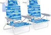 COSTWAY Strandstühle 2er Set klappbar, Campingstühle mit Produktbild-Vorschau 1