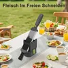 Fleischschneider mit Vakuumhalterung, 6 Wechselklingen, Produktbild-Vorschau 6