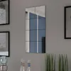 vidaXL Bezrámové zrkadlové obklady sklo 8 ks 20,5 cm Náhľad obrázku produktu 2